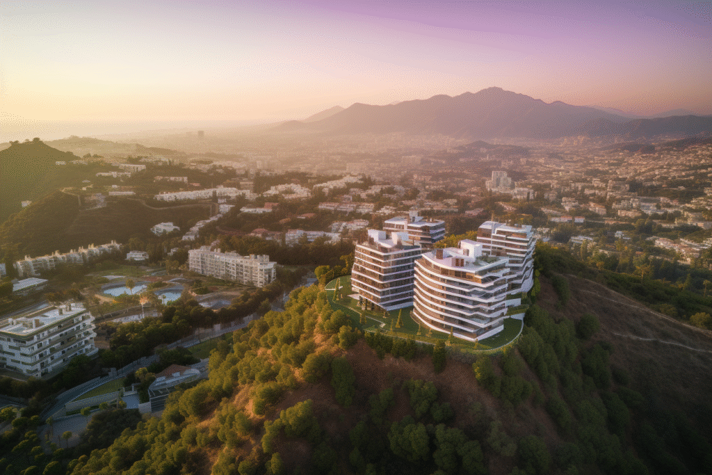 sebju aerial view of multiple luxury residential and commercial b680e1e5 4ccd 4166 9df9 1a84b9873ec6