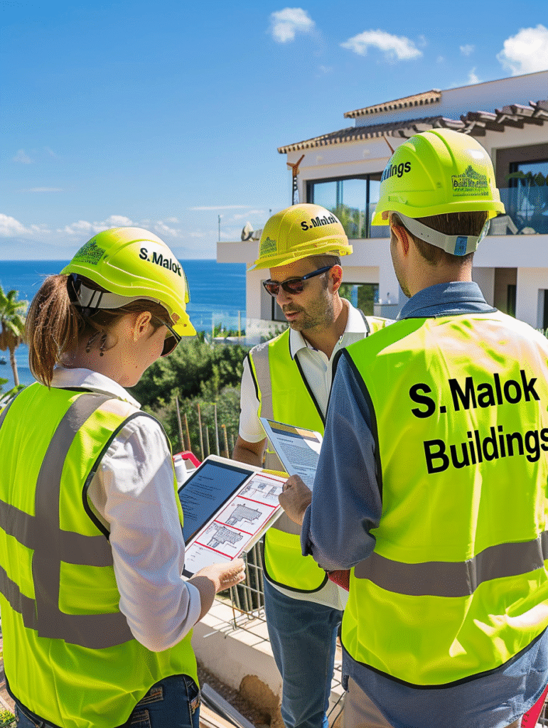 sebju construction team on a luxury villa building site in marb 85d24da5 36c5 42bb 9bae 7370b63548b0